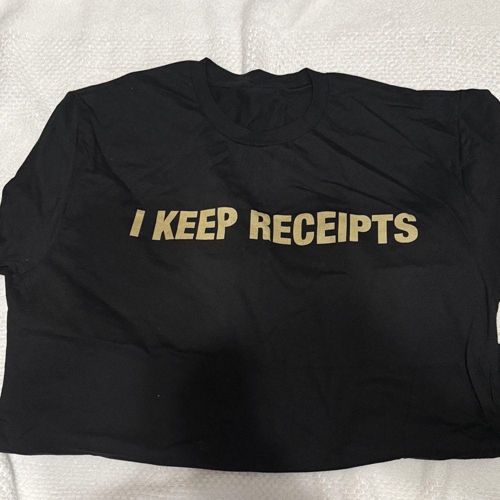 Black Long Sleeve with Gold Text